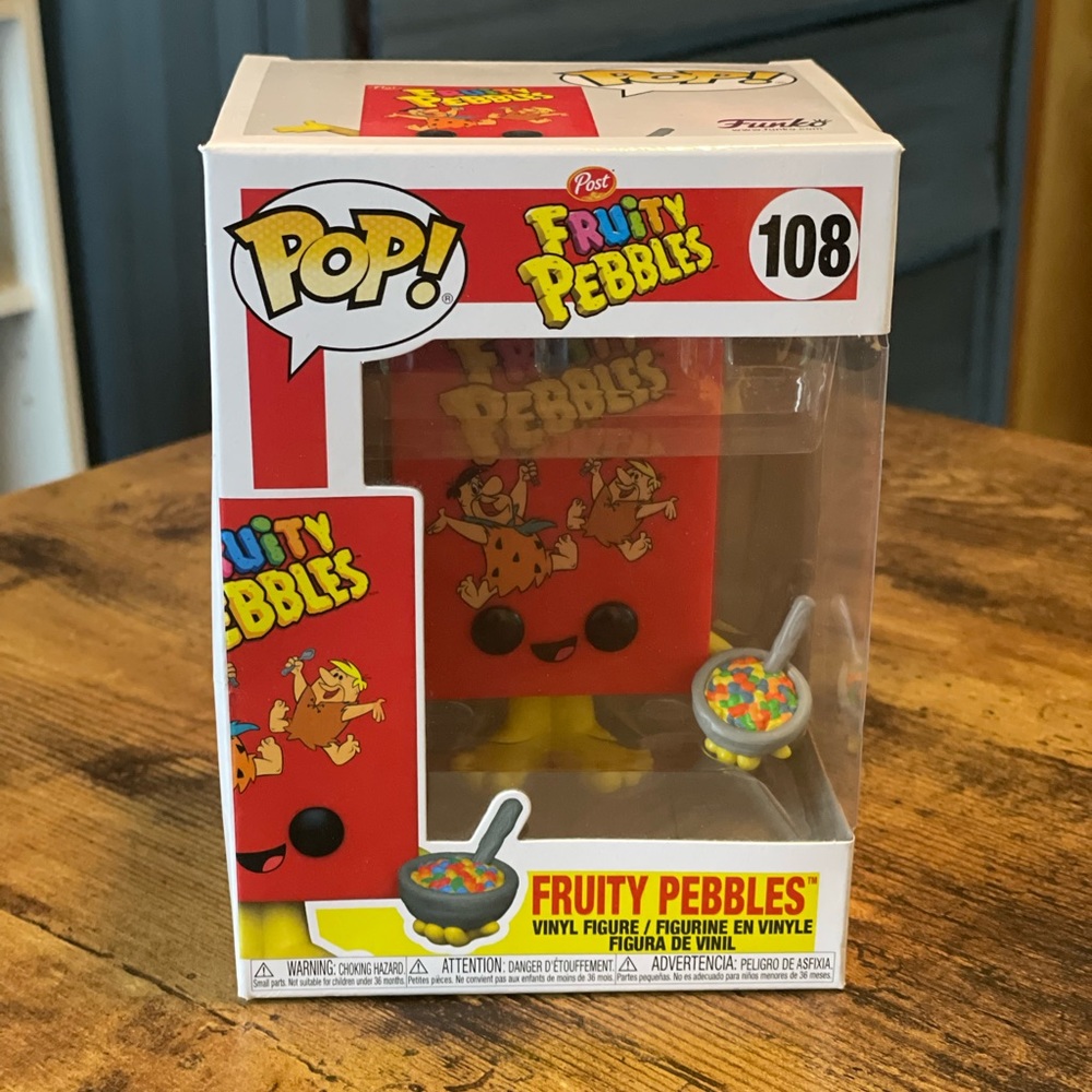 Fruity Pebbles Cereal Box Funko